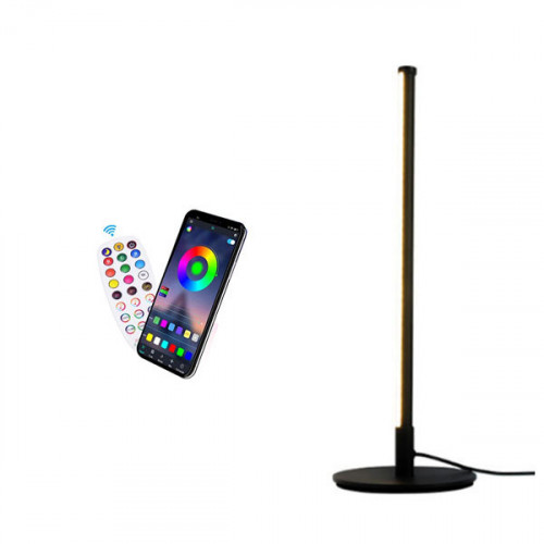 RGB LED Portable Table Lamp with Remote ...