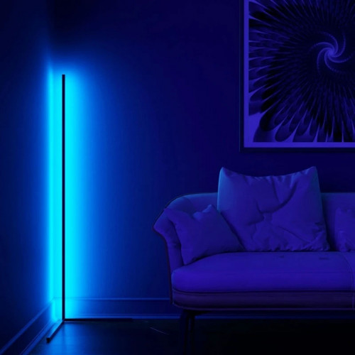 RGB Floor Light, LED Dimmable Corner Floor Lamp with Mobile Application and Remote Control