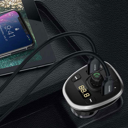 Yesido Y39 FM Transmitter 2 USB Car Charger