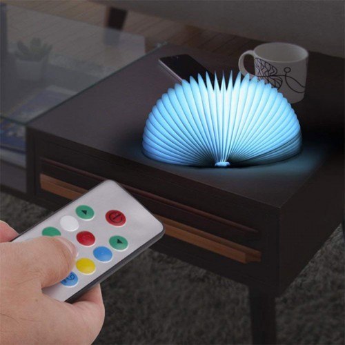 7 Colors Rechargeable Folding Book Lamp