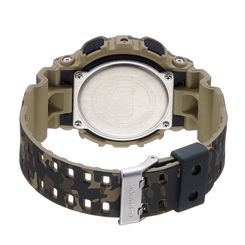 Casio G-Shock Analog-Digital Green Dial Men's Watch-GA-100CM-5ADR