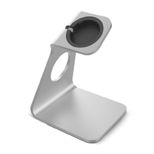 Aluminum Minimal and Sleek Design Apple Watch Stand - Silver