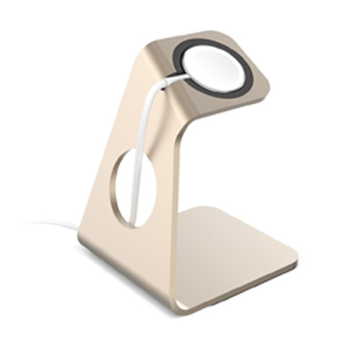 Aluminum Minimal and Sleek Design Apple Watch Stand - Gold