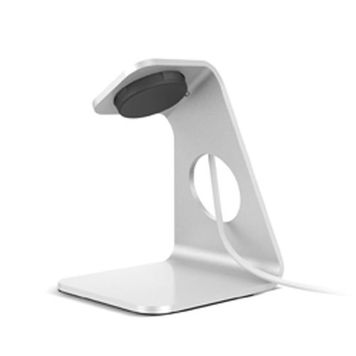Aluminum Minimal and Sleek Design Apple Watch Stand - Silver