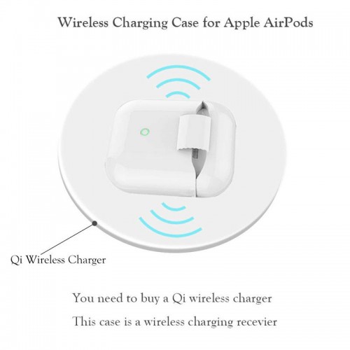 Wireless Qi Slim Charging Case For Apple Airpods
