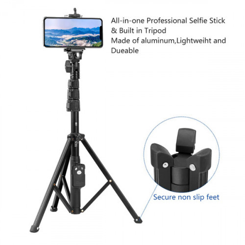 Portable Handle Selfie Stick and Mini Tripod For All Smart Phones
