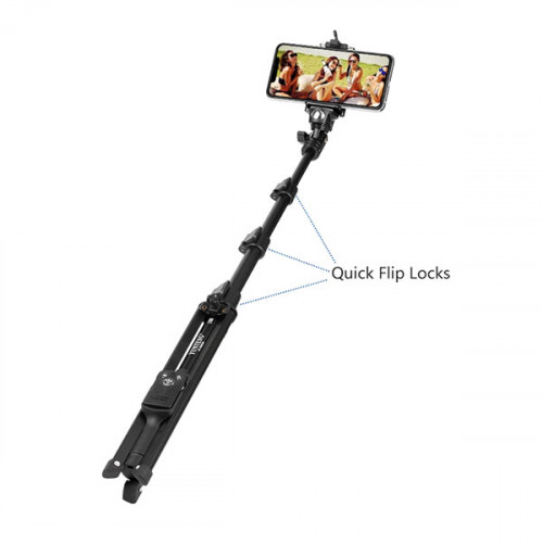 Portable Handle Selfie Stick and Mini Tripod For All Smart Phones