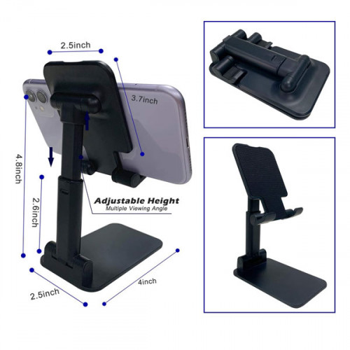 Foldable Desktop Multi-Angle Adjustable Mobile Desk Holder Stand
