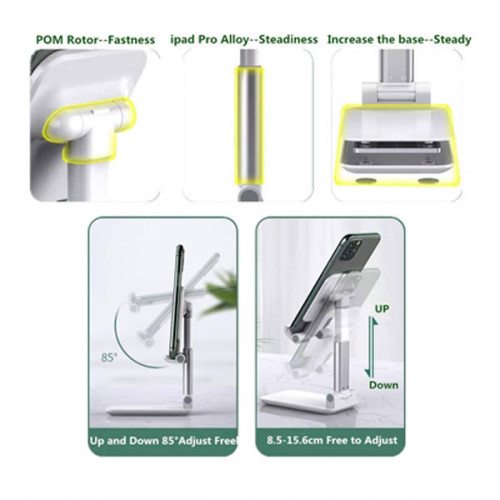 Foldable Desktop Multi-Angle Adjustable Mobile Desk Holder Stand