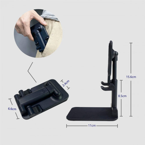 Foldable Desktop Multi-Angle Adjustable Mobile Desk Holder Stand