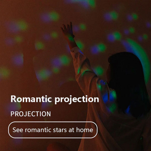 USB Air humidifier with projector LED light