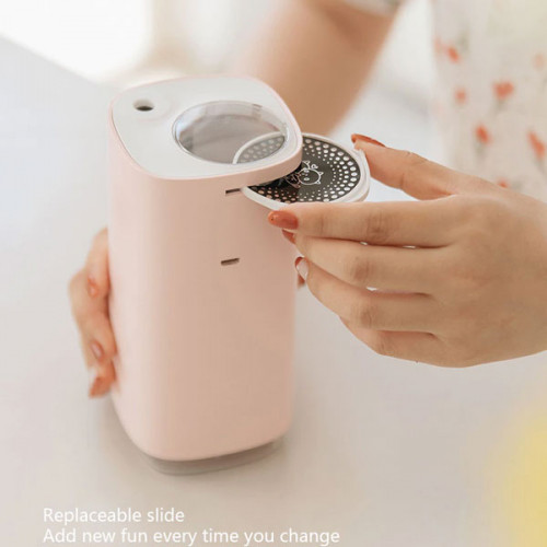 USB Air humidifier with projector LED light