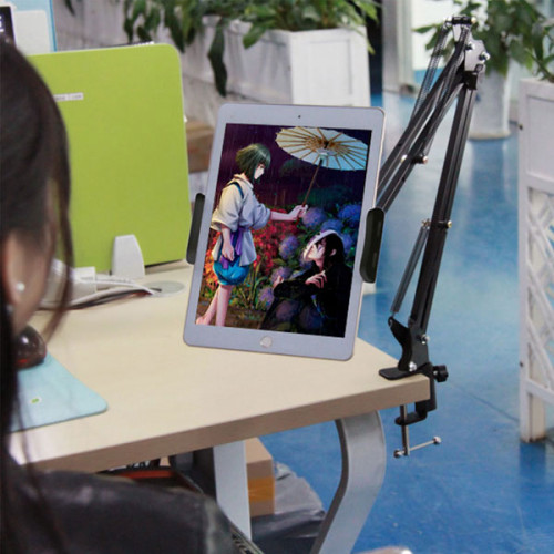 Universal 360 Rotating Flexible Long Arm lazy Stand Bracket For 6-11 inch ipads , Tablets & Mobile Phones