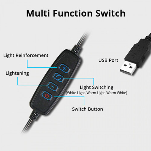 Ring Lamp LED Selfie Ring Light Studio Fill Light For Youtube Makeup Video photography