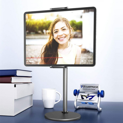 HOCO Universal Table Stand For All Smart Phones , IPads And Tablets UpTo 11" - Black