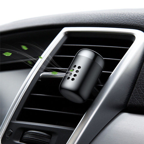 Baseus Aluminum Alloy Little Fatty In-vehicle Fragrance - Black