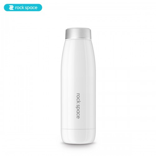 Rock space Smart Vacuum Bottle - White