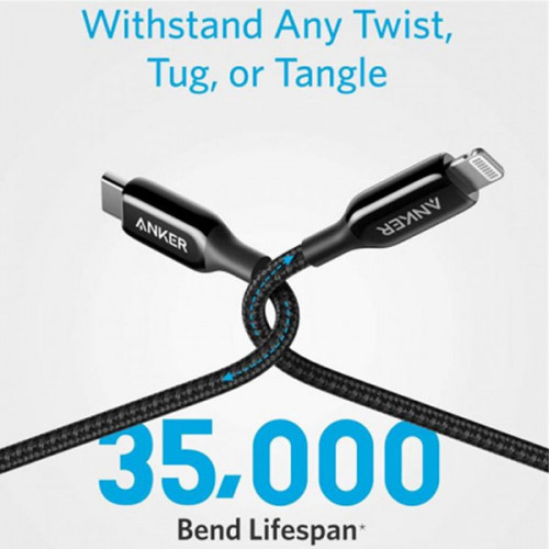 Anker Lightning Cable, Anker PowerLine III USB-C to Lightning Cable (1.8m/6ft)
