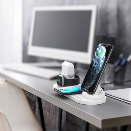 6 in 1 Universal Portable Multifunctional Wireless Charger Stand
