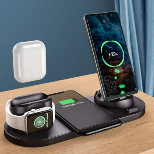 6 in 1 Universal Portable Multifunctional Wireless Charger Stand