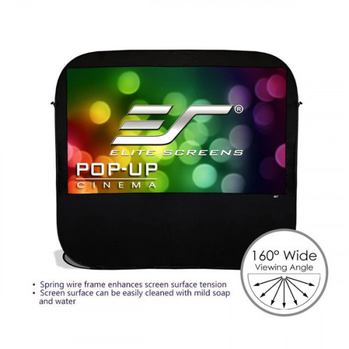 Pop Up Instant Portable Flexible Projector Screen 84 inch