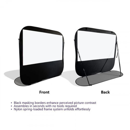 Pop Up Instant Portable Flexible Projector Screen 84 inch