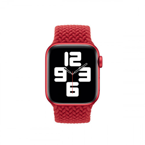 Apple Watch Braided Solo Loop Band For 42 MM / 44 MM - Red
