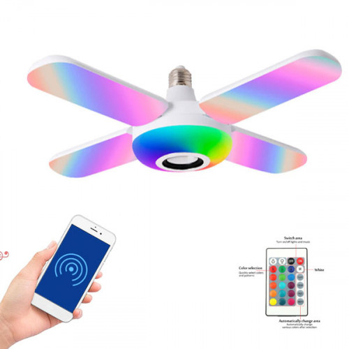 4 Leaves Fan Shaped Bluetooth Speaker wi...