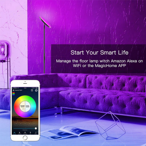 Modern RGB LED Floor Lamp 
