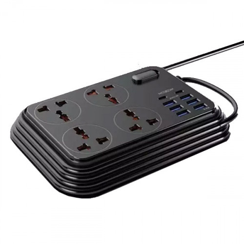   MOXOM Power Socket 6 USB Ports 2 Type ...
