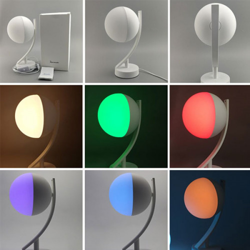 iWoole Smart Lighting Wifi LED Desk Lamp LED Light Dimmable Color RGBW Warm White AC 110V 220V 7W Alexa Google Home Table Lamp