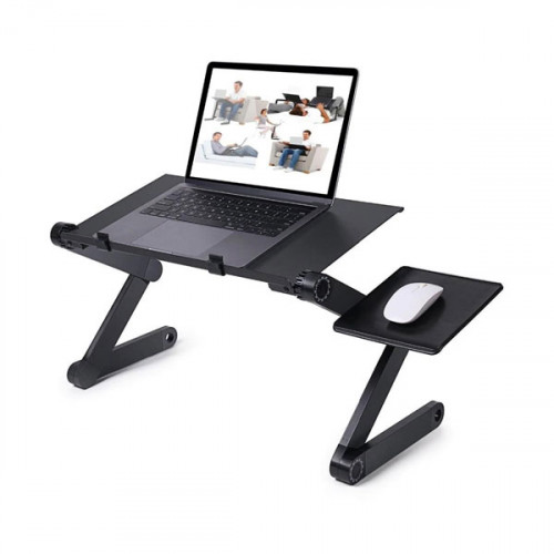  Portable Adjustable Aluminum Desk Lapto...
