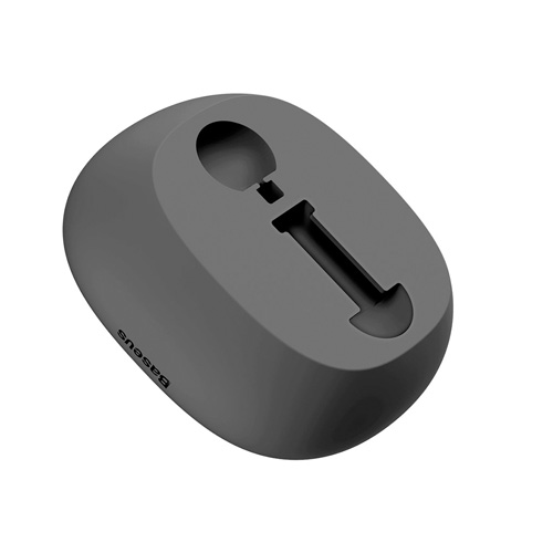Baseus Silicone Holder Base Desk Stand + Cap for Apple Pencil - Black