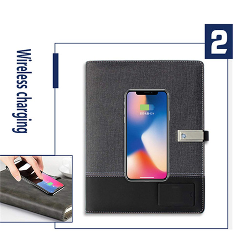 BADOW 4000 mAh Wireless Power Bank with 8 GB Flash Drive Note Book 