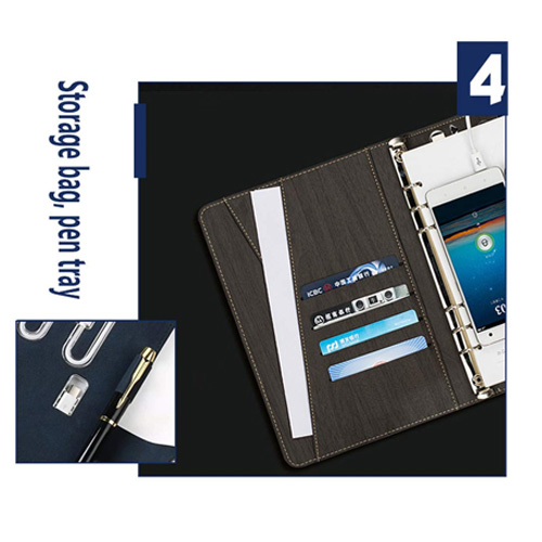 BADOW 4000 mAh Wireless Power Bank with 8 GB Flash Drive Note Book 