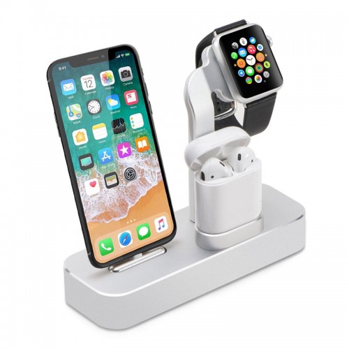COTEetCI 3 in 1 Aluminum Charging Dock F...