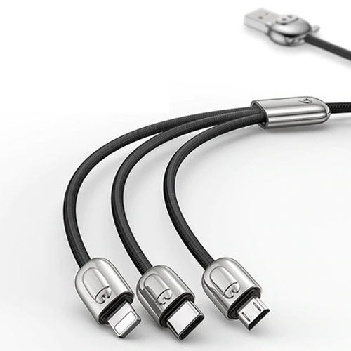 Baseus 3 in 1 Cable with Lighting , USB-...