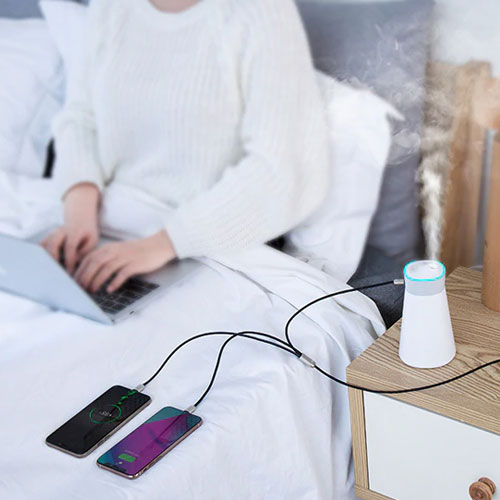 Baseus 3 in 1 Cable with Lighting , USB-C and Micro USB
