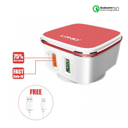 LDNIO A2405Q Qualcomm 3.0 Quick Charge 2...