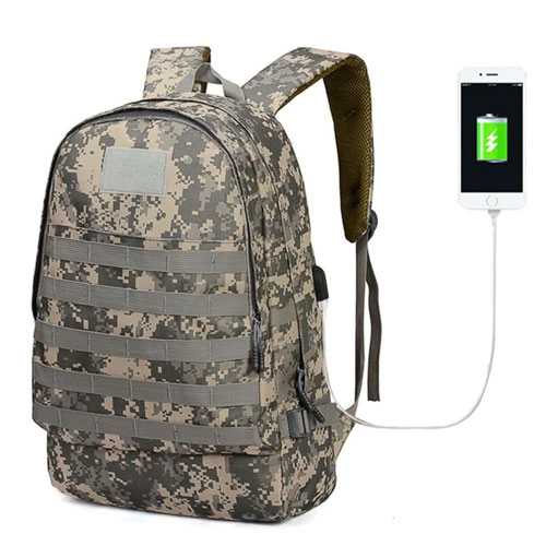 PUBG Bag For School and Laptops with USB...