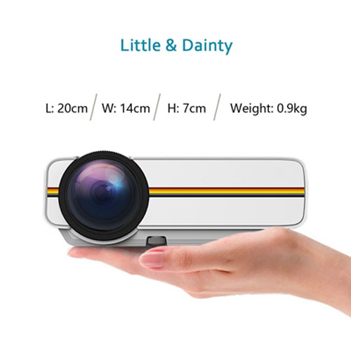 Portable HD 1200 Lumens HDMi Projector 