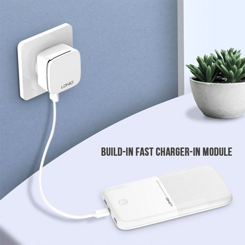 LDNIO  Dual USB Turbo 10000 mAh Slim Power Bank