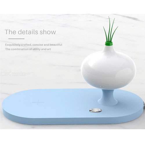 Fast Charging Pad Wireless Charger with Night Light