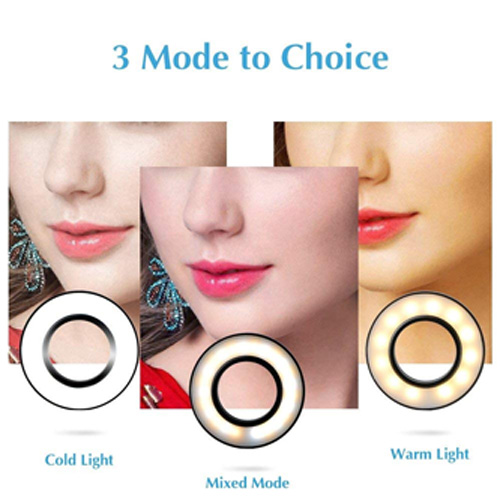 Ring Light with Table Stand and Mobile Holder For Videos , Photography and Live Stream