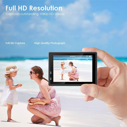 Rechargeable Waterproof 12MP 1080P 2 Inch LCD Screen 30m Sport Camera 