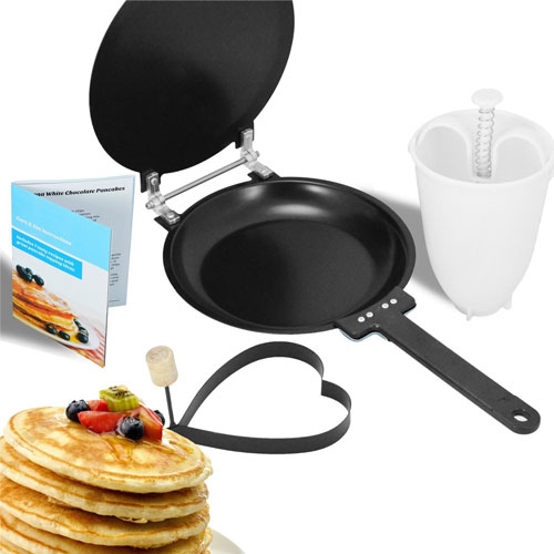 Pancake Maker Omelette Flip Pan Frying Free Batter Dispenser