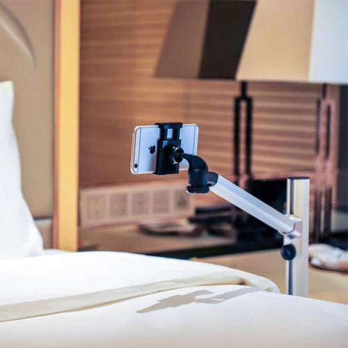 Adjustable Aluminum Universal Rotation  2 in 1 Mobile & Tablet Stand From 6" to 13" Tablets 
