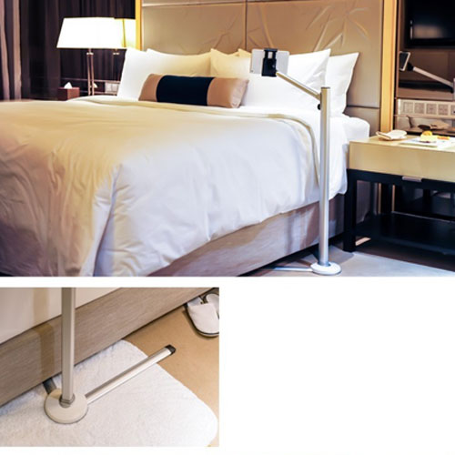 Adjustable Aluminum Universal Rotation  2 in 1 Mobile & Tablet Stand From 6" to 13" Tablets 