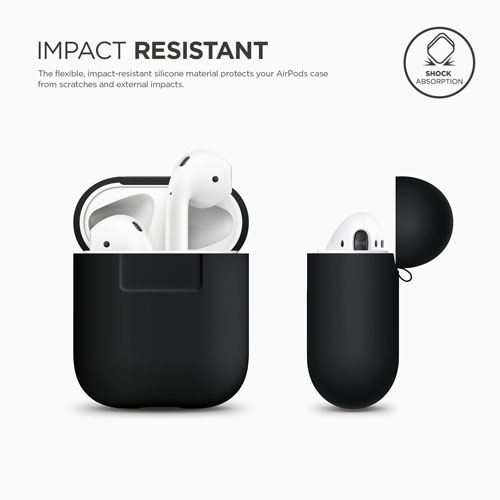 Slim TPU  Case For Apple Airpods - Black