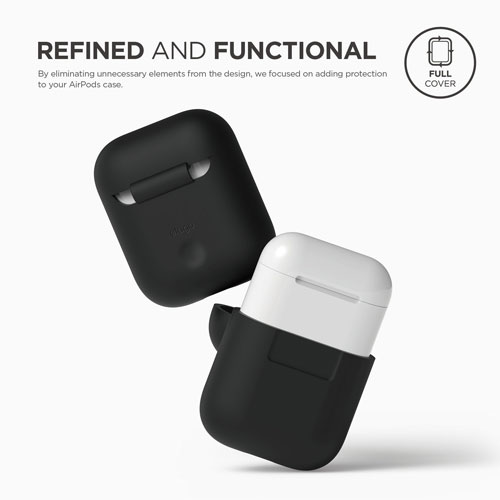 Slim TPU  Case For Apple Airpods - Black